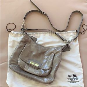 Coach Shoulder Bag in Grey/Silver